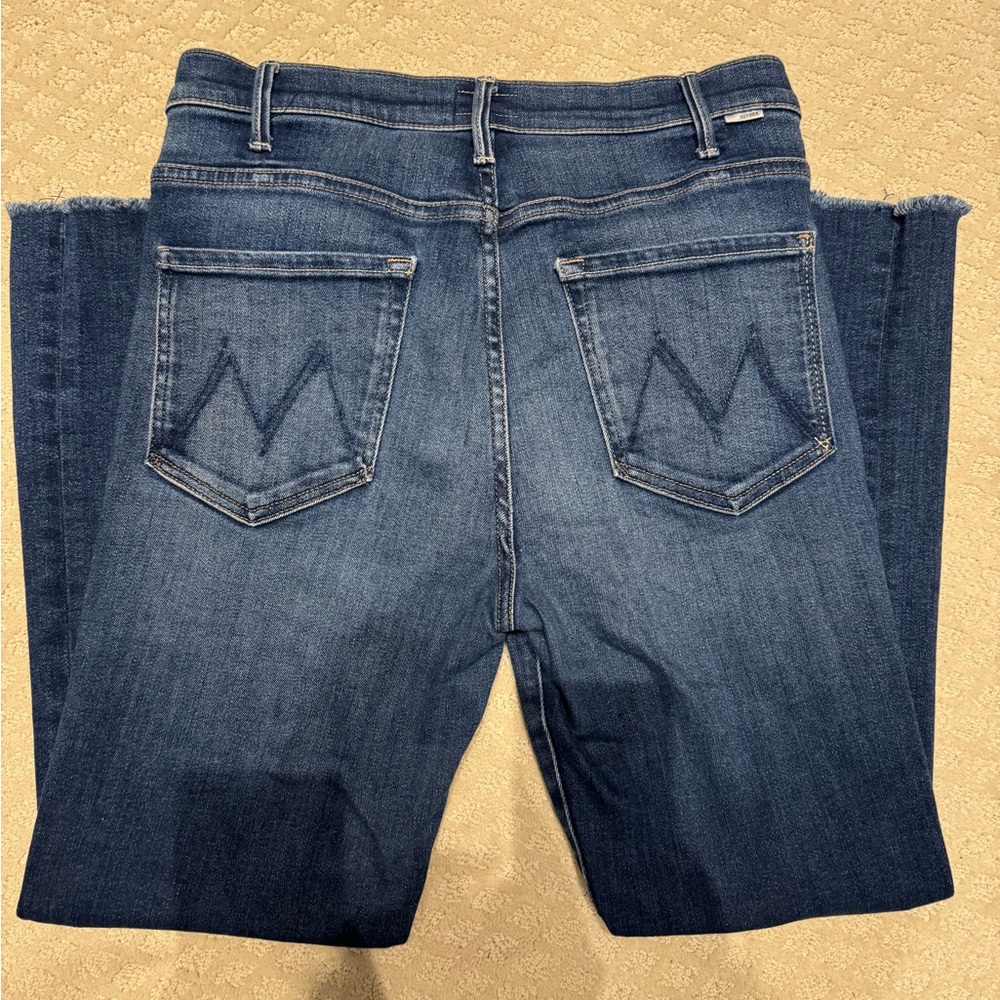 Mother THE HUSTLER ANKLE FRAY size 30